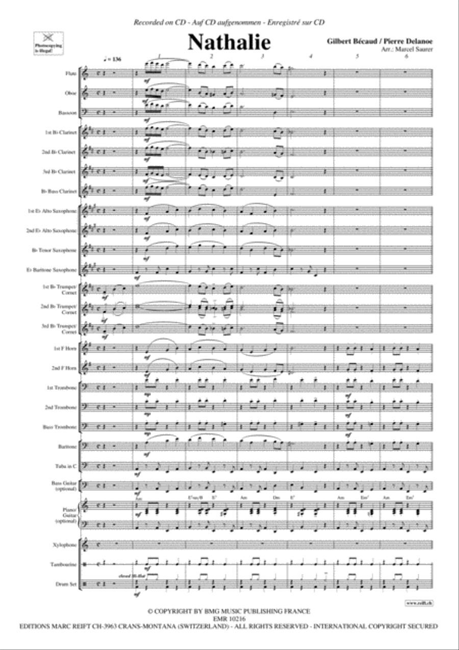 Nathalie Concert Band scores gallery preview page 4