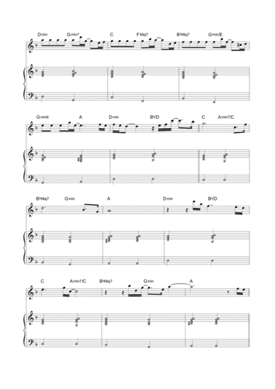 Oltre le montagne Piano scores gallery preview page 3