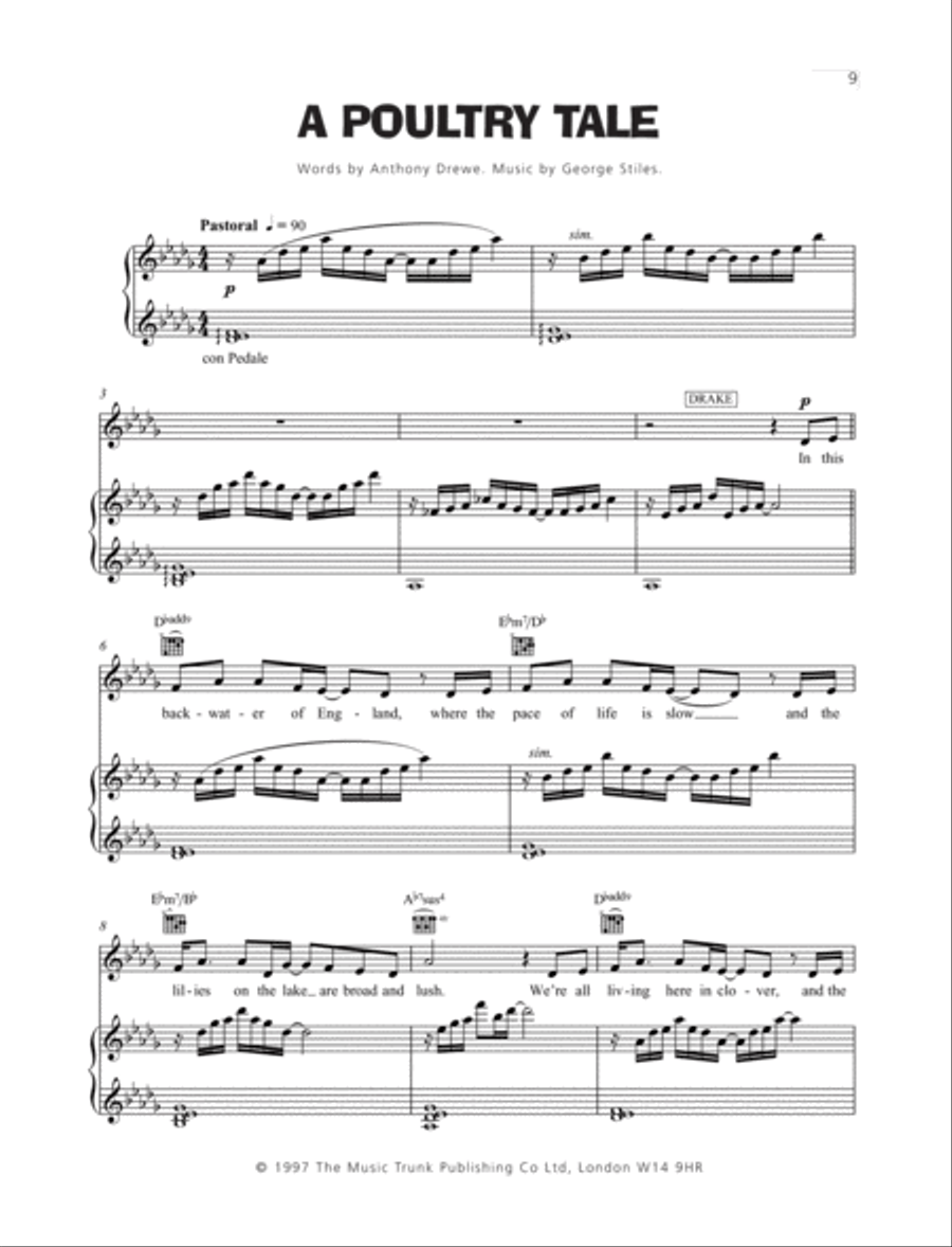 Honk! (Vocal Selections) Piano, Vocal, Guitar scores gallery preview page 2