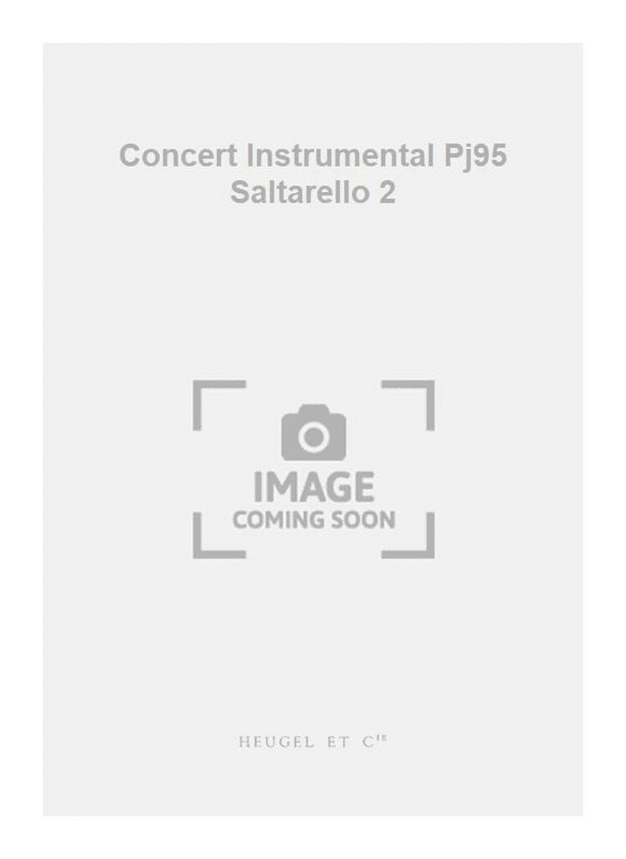 Concert Instrumental Pj95 Saltarello 2