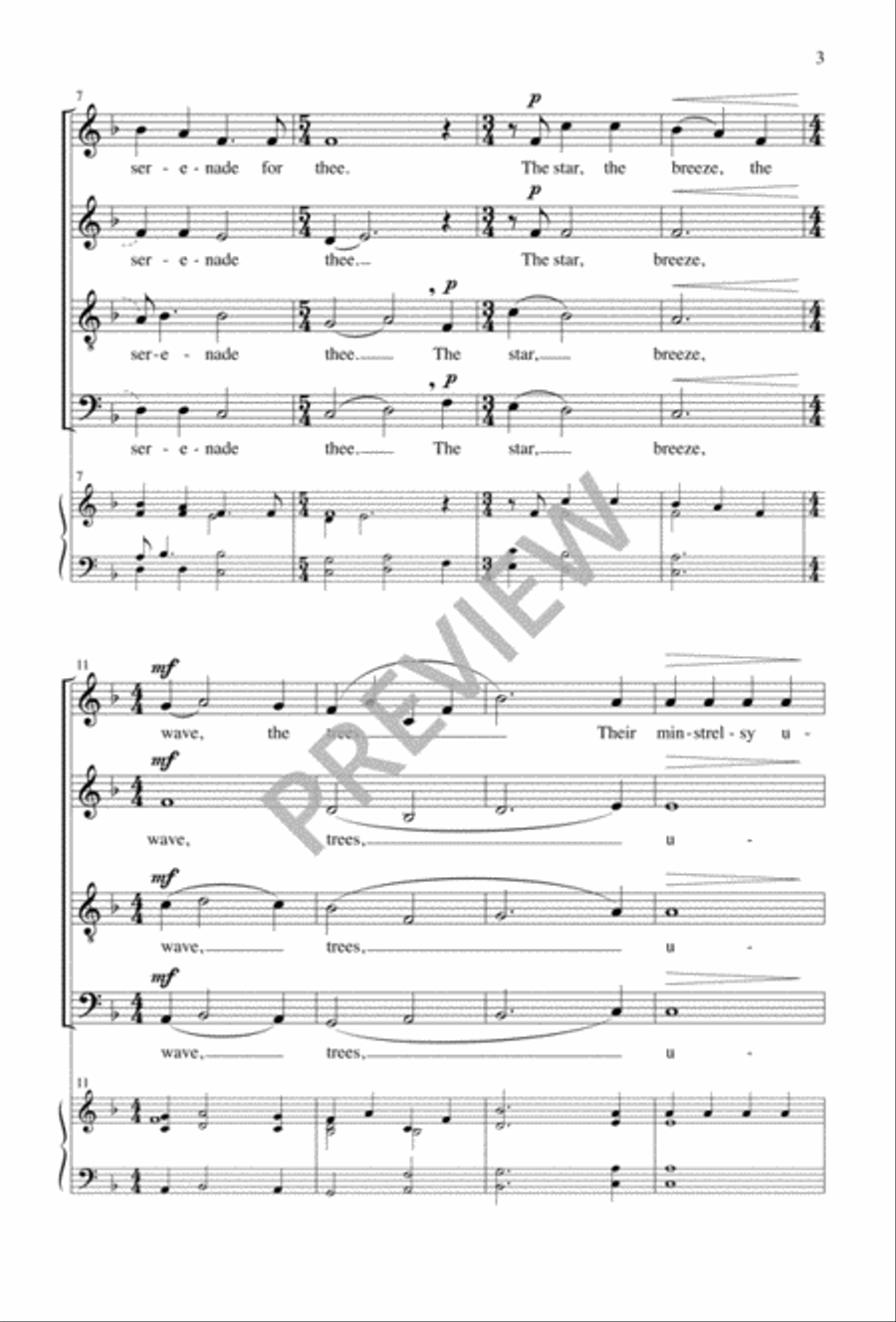 The Star of Love The Star of Love 4-Part scores gallery preview page 4