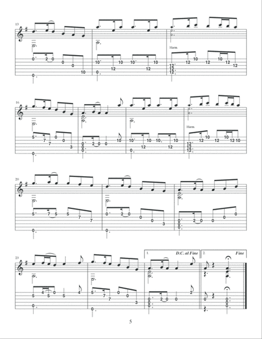 Islands Guitar Interpretations of Celtic Music Fingerpicking Guitar scores gallery preview page 6