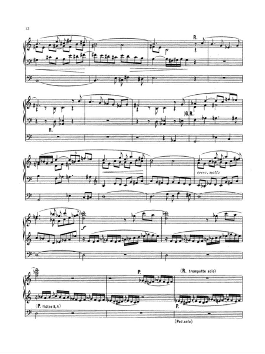 Vierne: Symphony No. 3, Op. 28 Organ scores gallery preview page 3