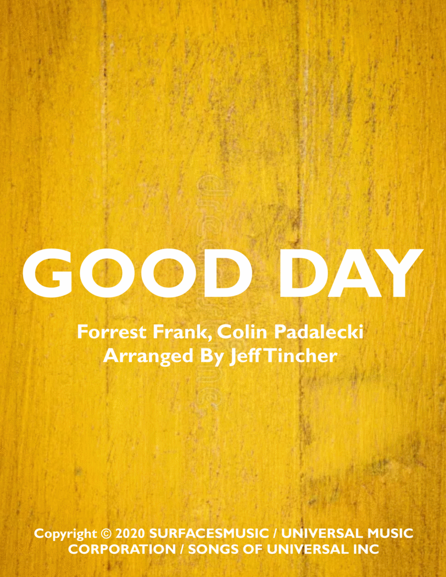 Good Day Piano, Vocal, Guitar scores gallery preview page 1