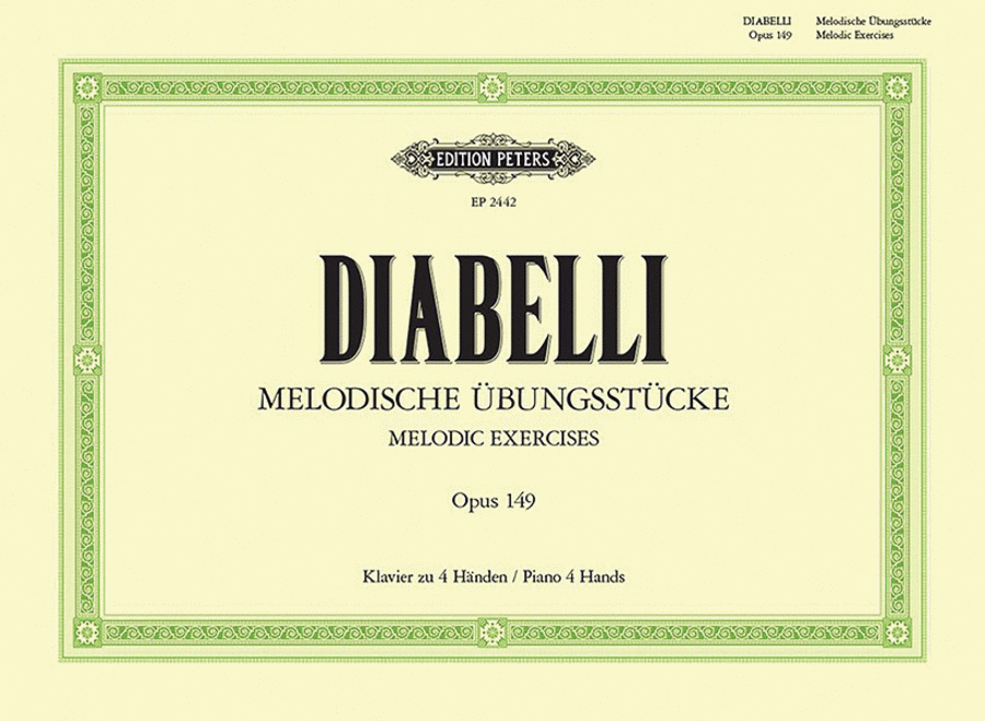 Melodious Exercises Op. 149 for Piano Duet