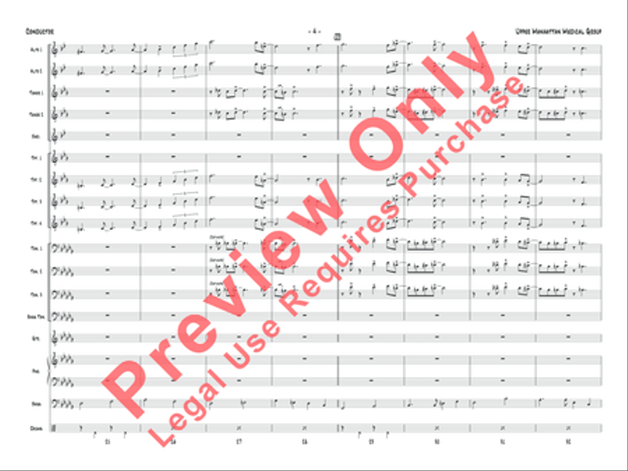 Upper Manhattan Medical Group Jazz Ensemble scores gallery preview page 5