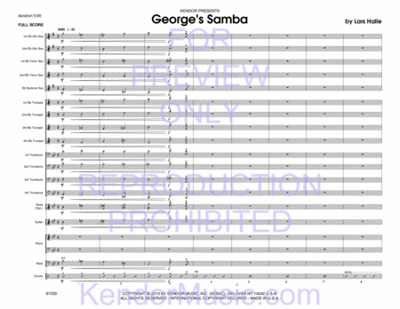 George's Samba (Full Score)