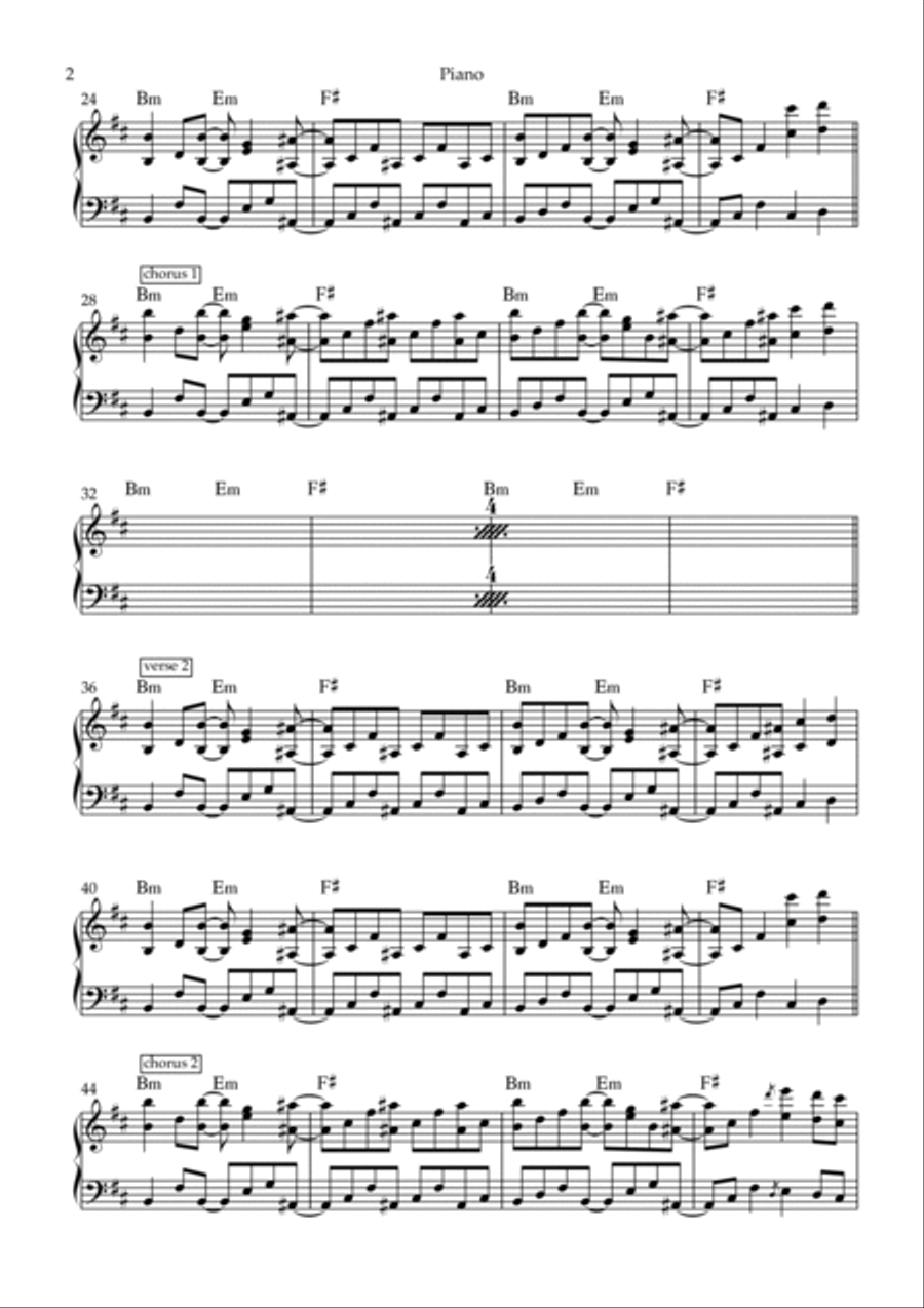 Corazon Espinado Corazon Espinado Piano Solo scores gallery preview page 2