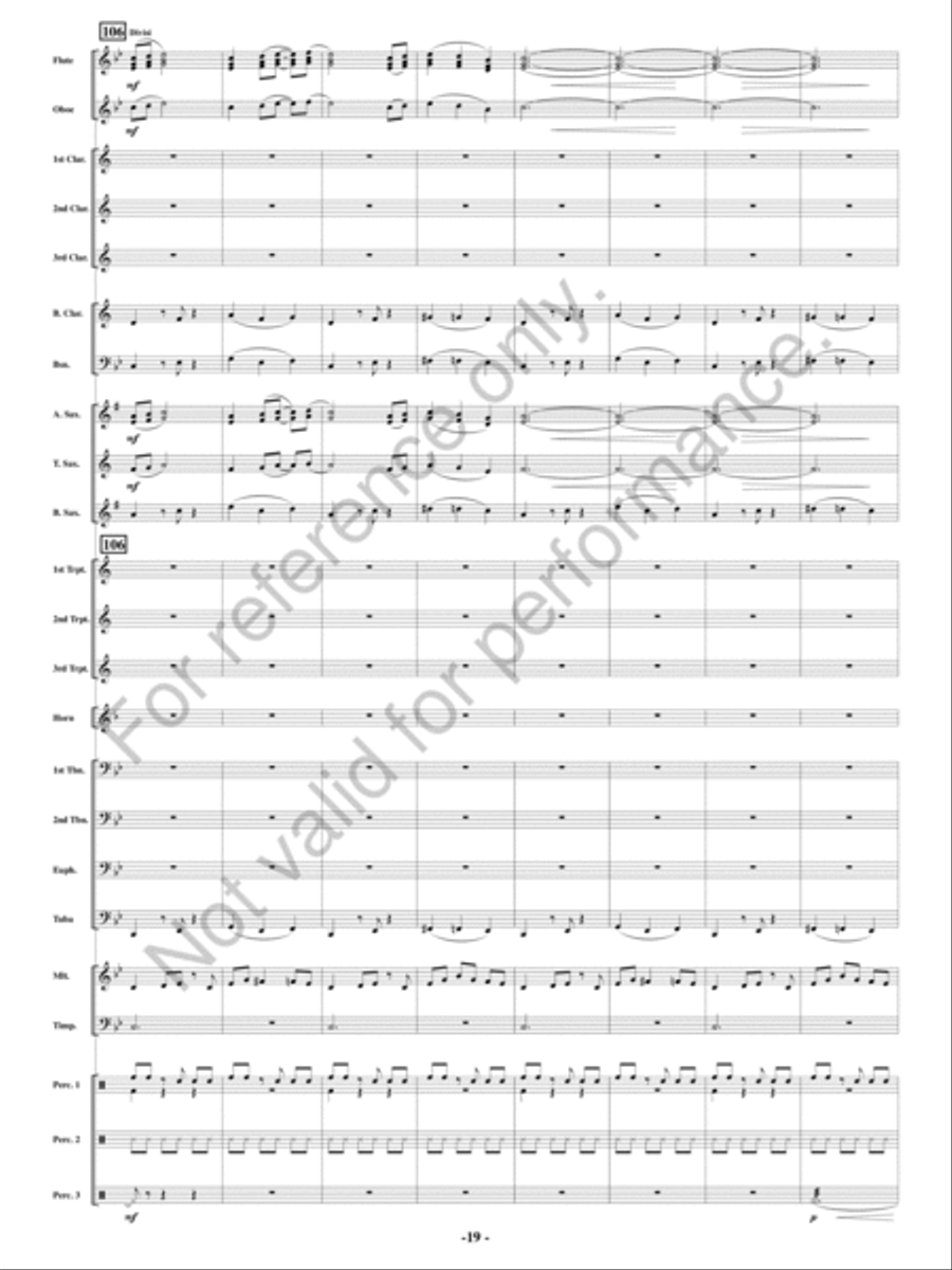 Full Throttle Concert Band scores gallery preview page 18