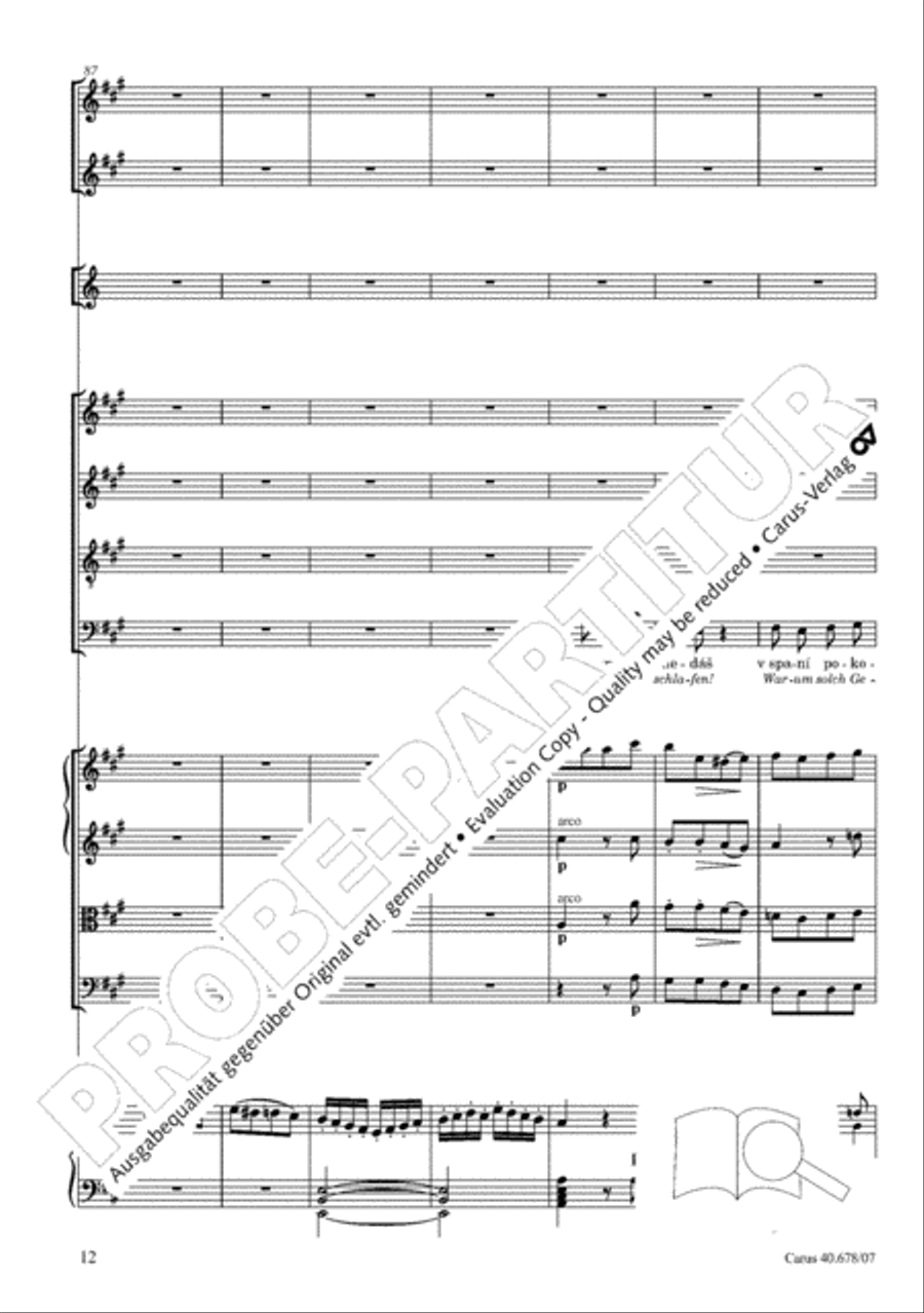 Missa pastoralis bohemica 4-Part scores gallery preview page 25