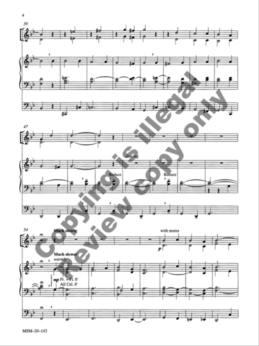 A Child Was Born in Bethlehem Trumpet Duet scores gallery preview page 9