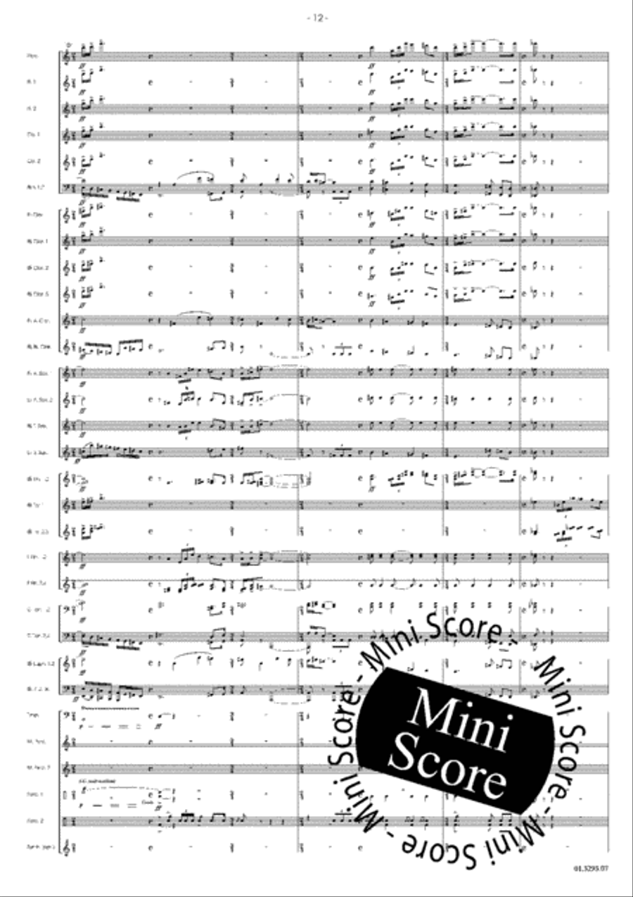 Overture to Avalon Concert Band scores gallery preview page 18