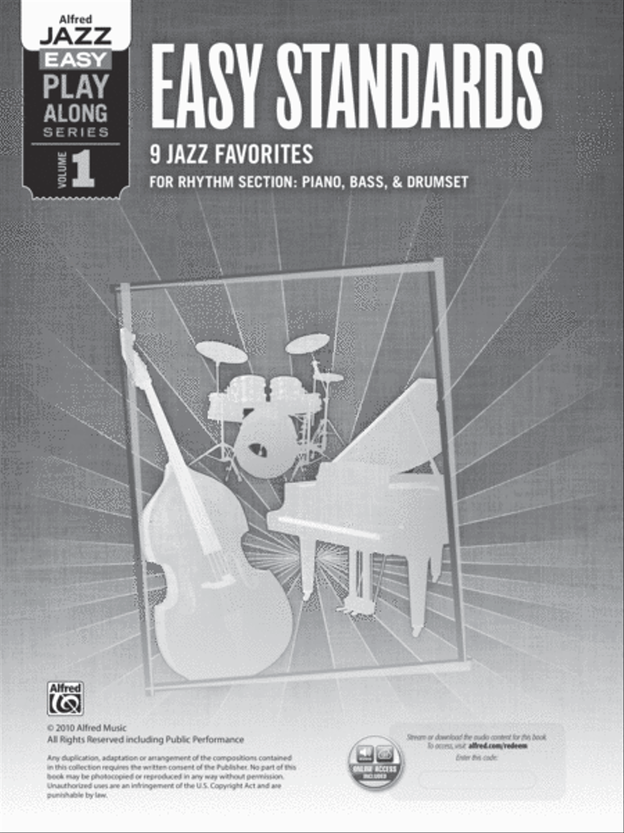 Alfred Jazz Easy Play-Along -- Easy Standards, Volume 1 Piano scores gallery preview page 2