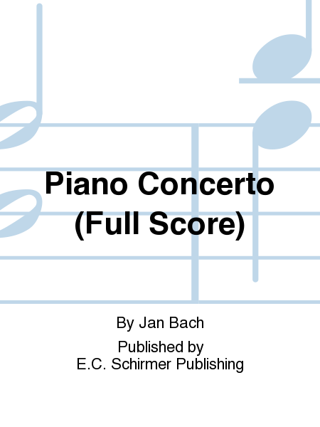 Piano Concerto (Additional Full Score)