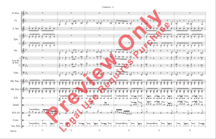 Harry Potter: The Music, Part 2 Marching Band scores gallery preview page 7
