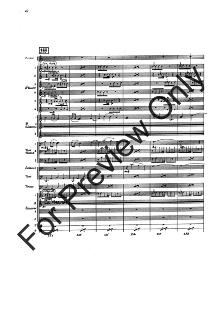 Agincourt Hymn (Score) Concert Band scores gallery preview page 66