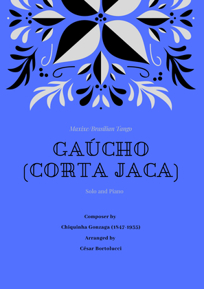 Book cover for Corta Jaca ou Gaúcho - Cello and Piano