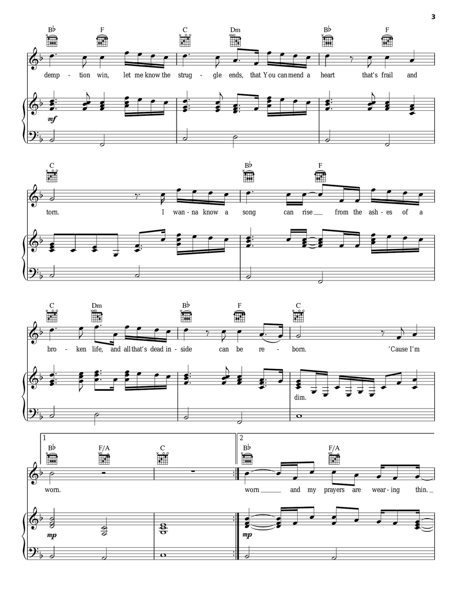 Worn Guitar scores gallery preview page 3