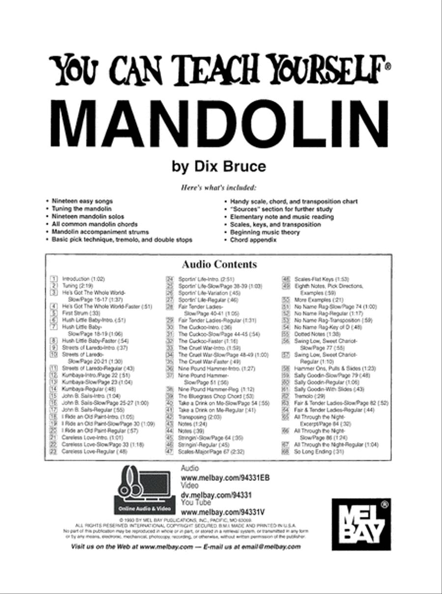 You Can Teach Yourself Mandolin Mandolin scores gallery preview page 2