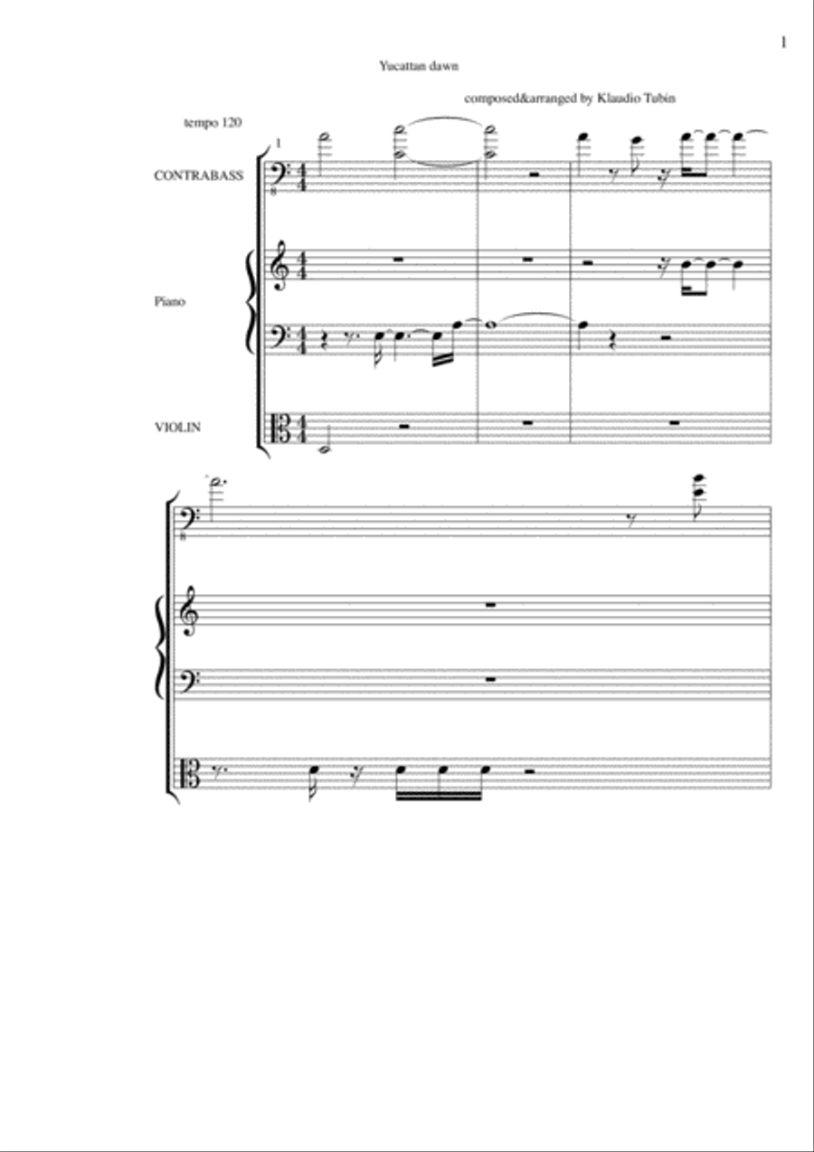 Yucattandawn Yucattandawn Jazz Ensemble scores gallery preview page 2