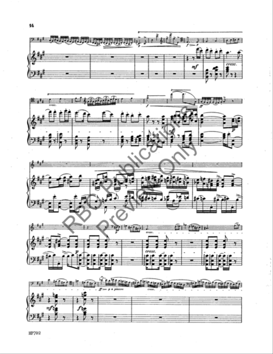 Variations On A Rococo Theme Viola scores gallery preview page 15