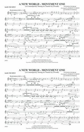 A New World---Movement One: 2nd B-flat Trumpet