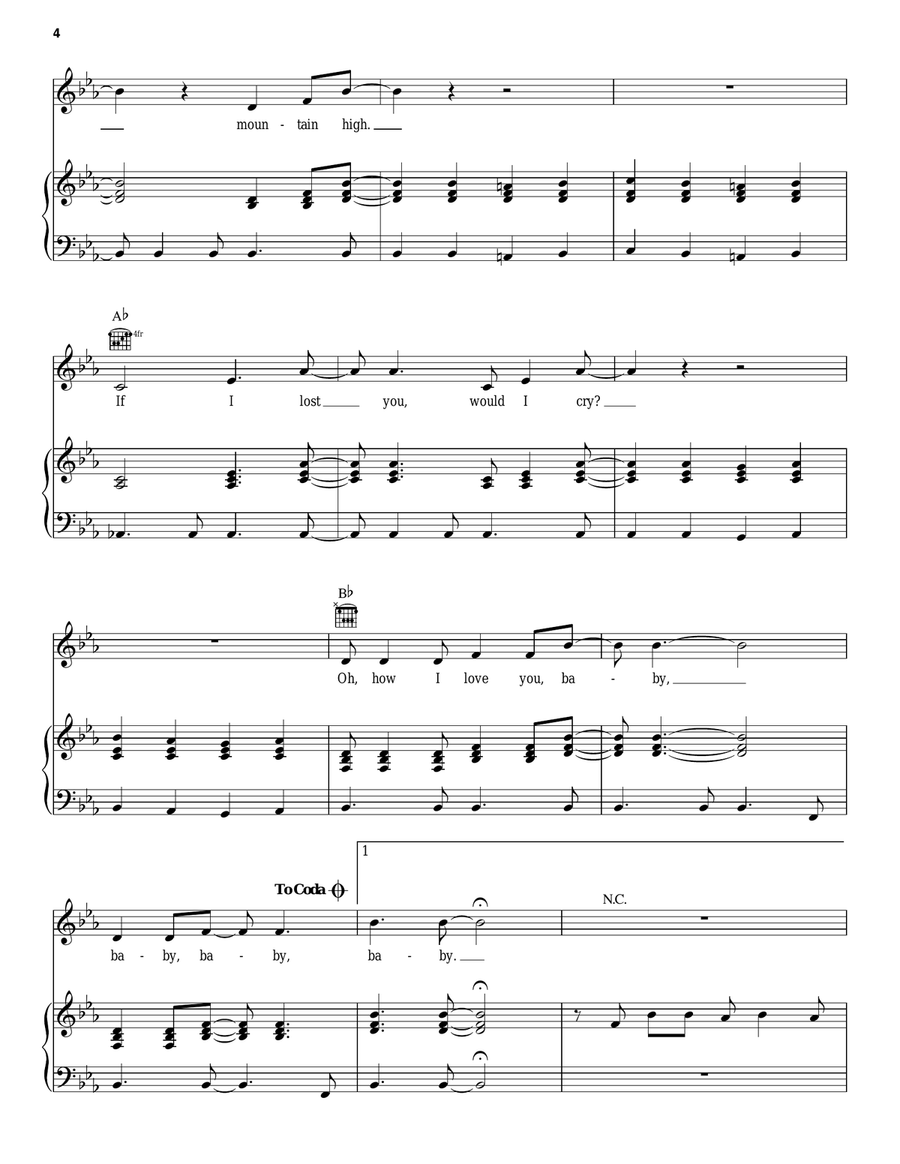 River Deep - Mountain High Acoustic Guitar scores gallery preview page 4