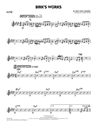 Jazz Combo Pak #46 (Dizzy Gillespie) (arr. Mark Taylor) - Guitar