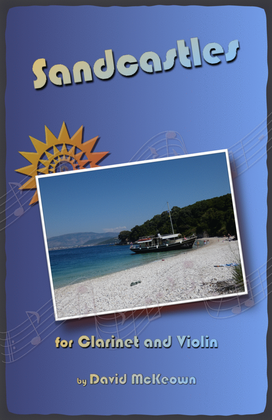 Book cover for Sandcastles for Clarinet and Violin Duet