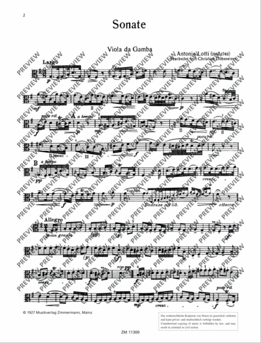 Sonata Flute scores gallery preview page 18