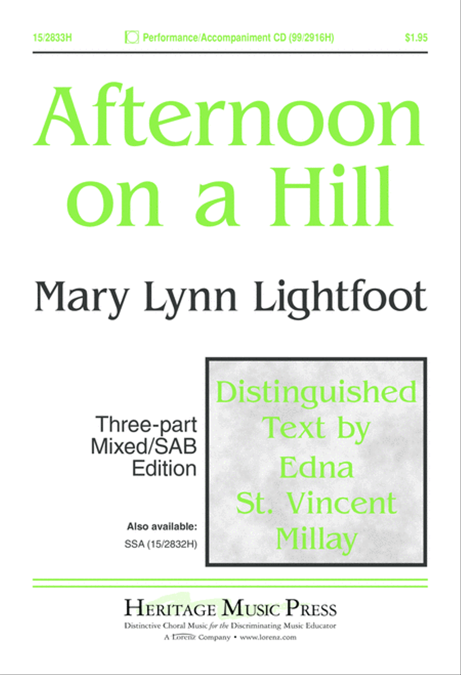 Afternoon on a Hill Afternoon on a Hill 3-Part scores gallery preview page 2