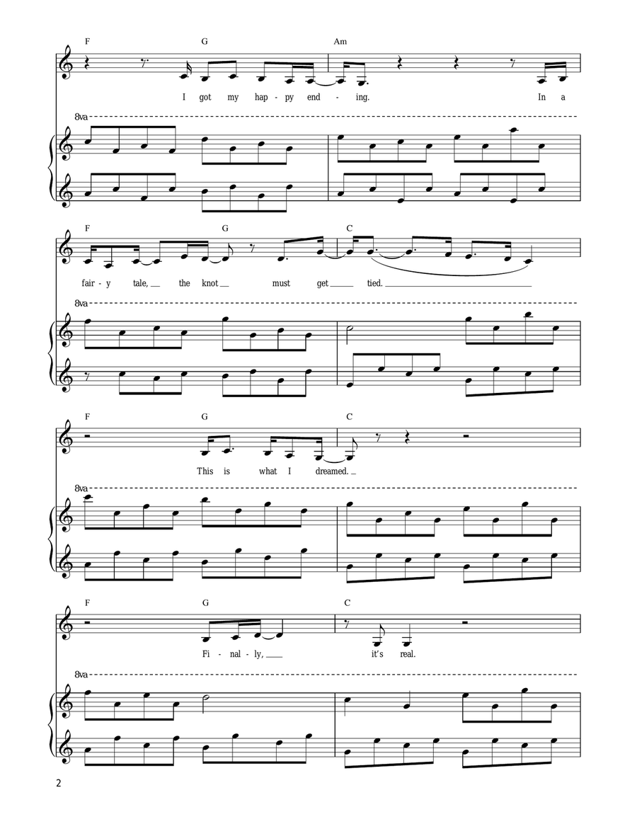 More To The Story Piano, Vocal, Guitar scores gallery preview page 2