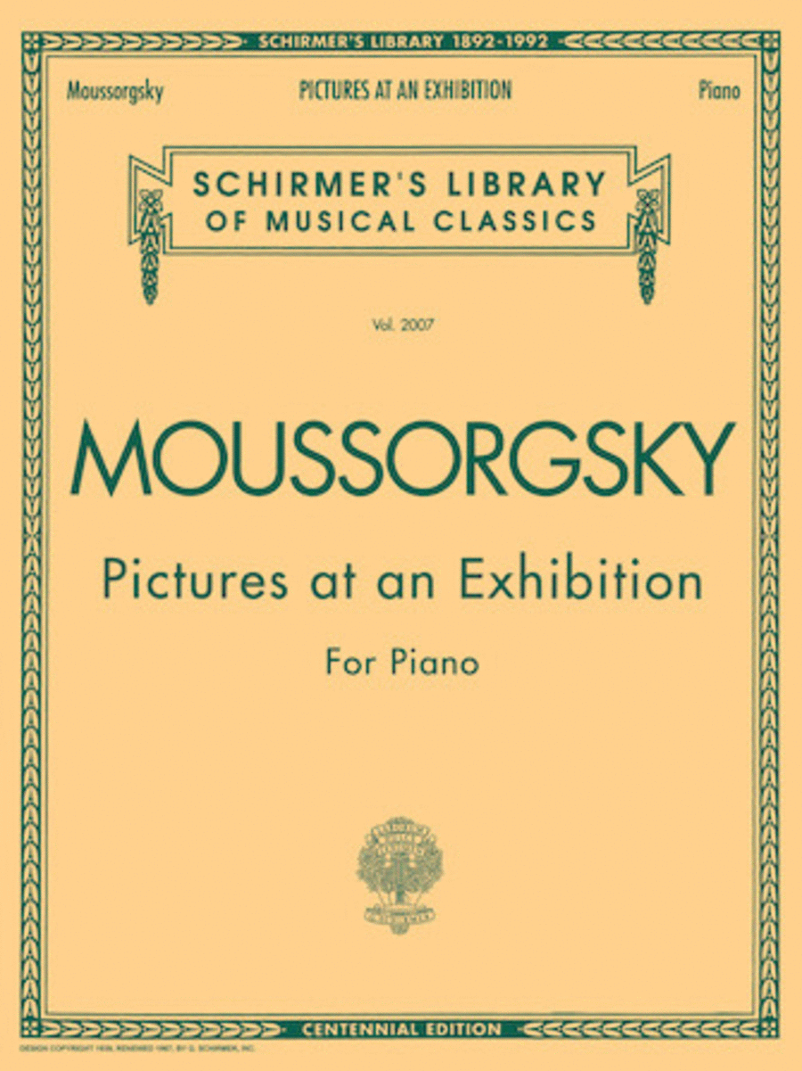 Pictures at an Exhibition (1874) – Centennial Edition Piano Solo scores gallery preview page 1