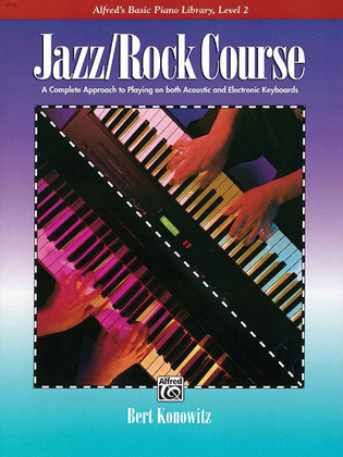 Book cover for Alfred's Basic Jazz/Rock Course Lesson Book
