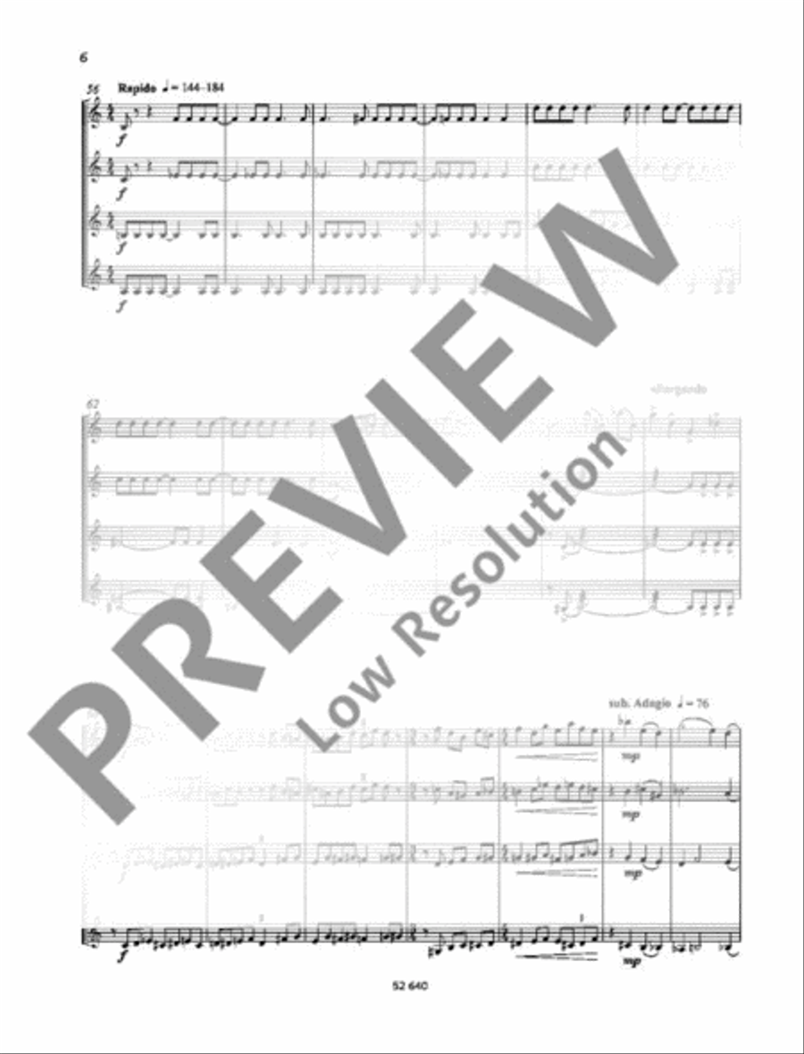 Caprice sentimentale Violin scores gallery preview page 7