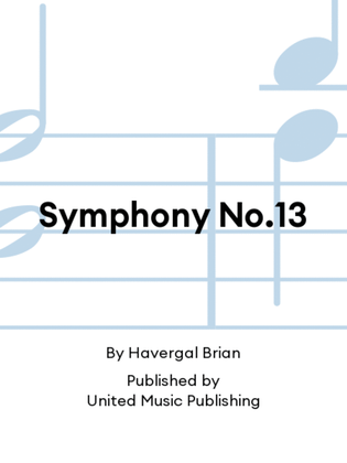 Symphony No.13