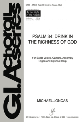Book cover for Psalm 34: Drink In the Richness of God - Instrument edition