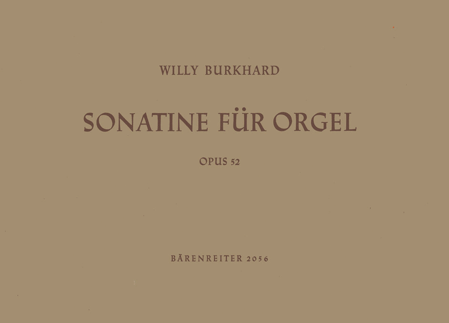 Sonatine fur Orgel (1938)