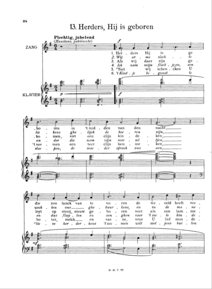 Oud-Vlaamse Kerstliederen en Driekoningenliederen Voice scores gallery preview page 4
