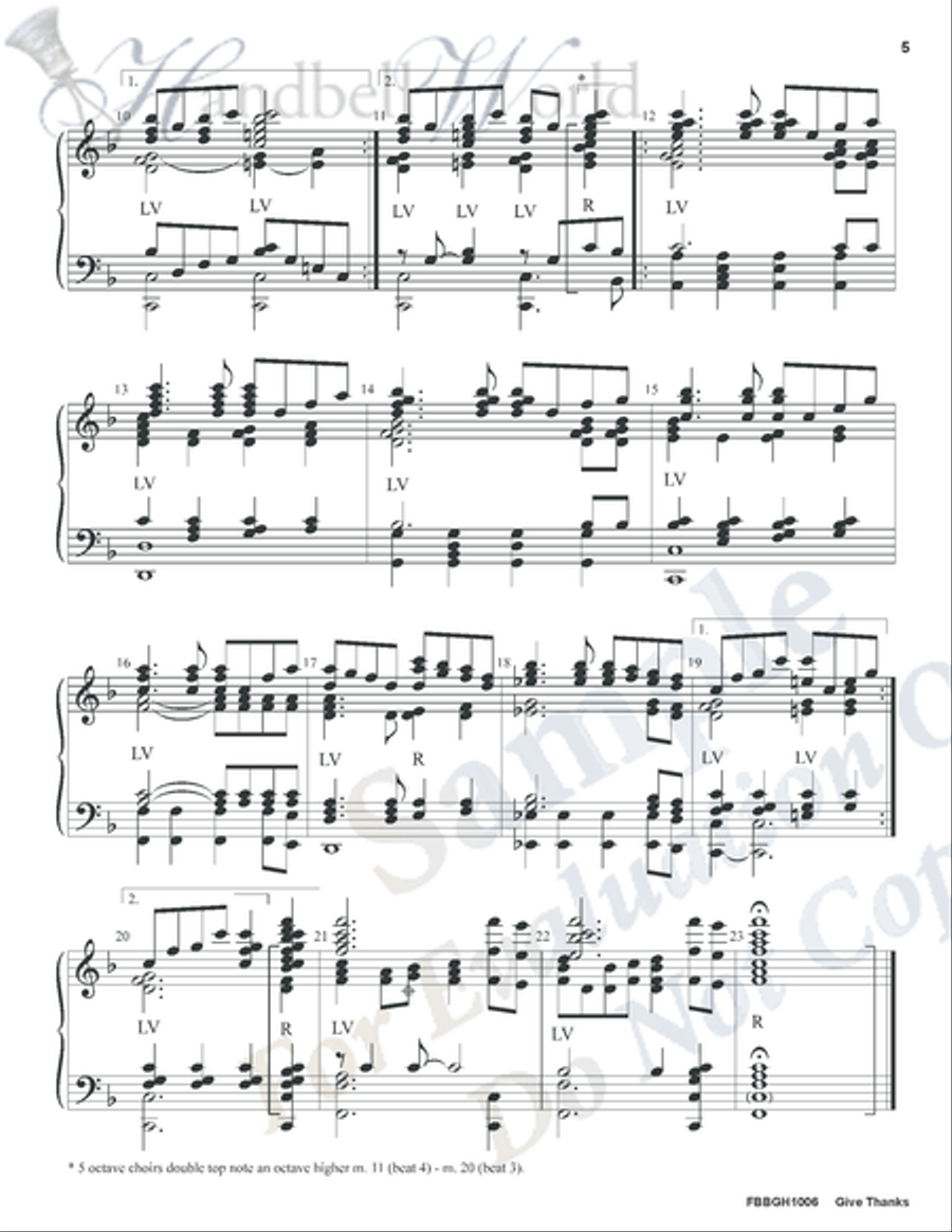 Give Thanks 5-Octaves scores gallery preview page 4