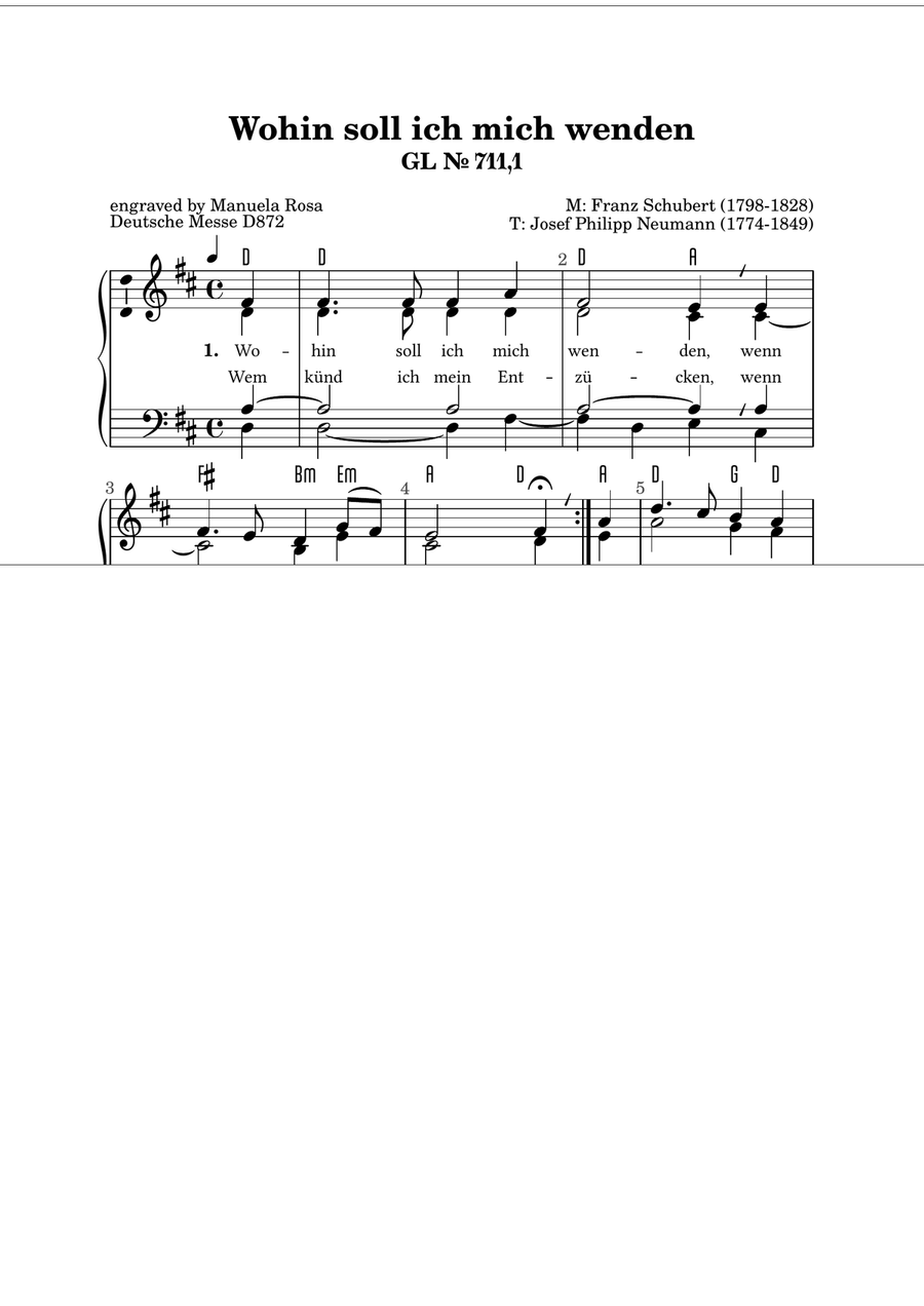 Wohin soll ich mich wenden (Gotteslob 711 Nr. 1) Piano Method scores gallery preview page 3