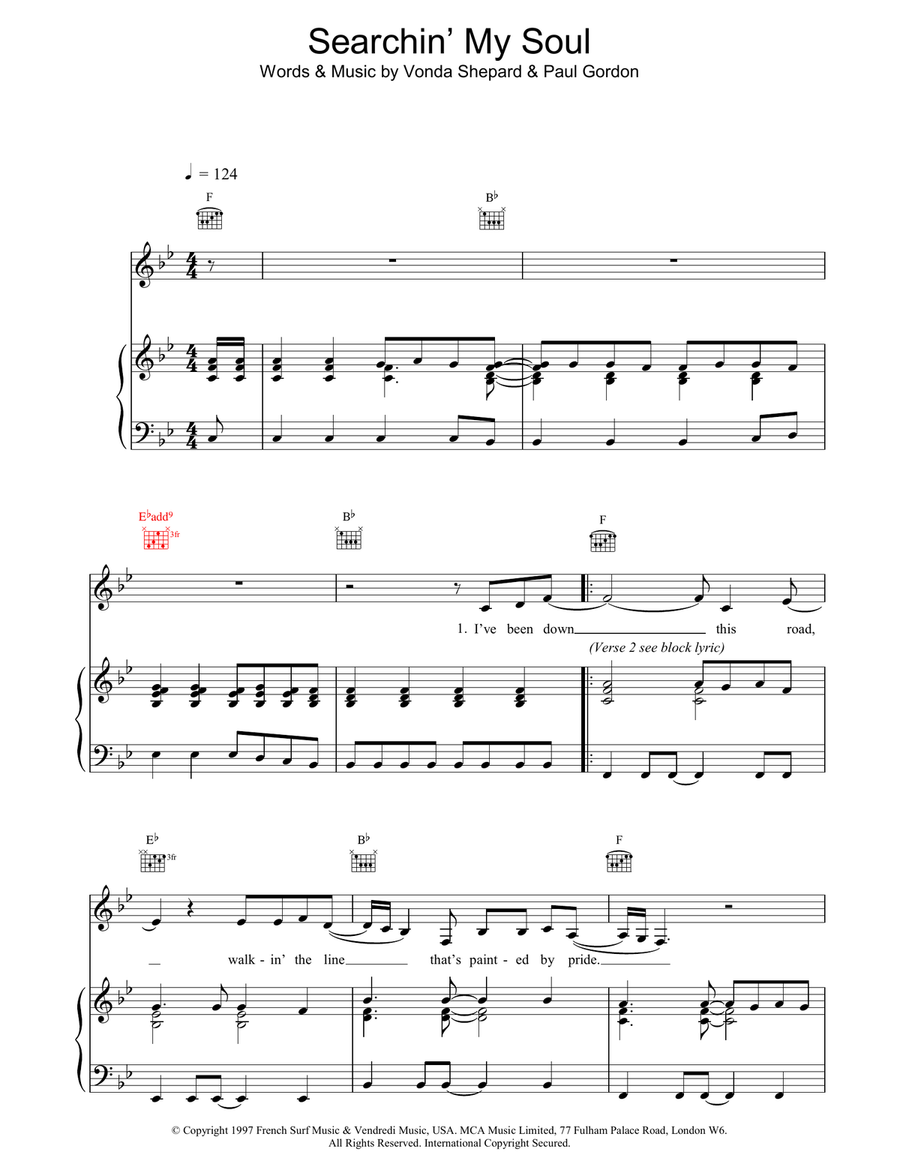 Searchin' My Soul Acoustic Guitar scores gallery preview page 1