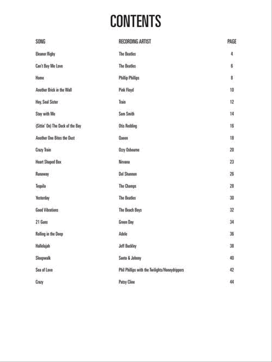 Even More Easy Pop Melodies – Third Edition Acoustic Guitar scores gallery preview page 5