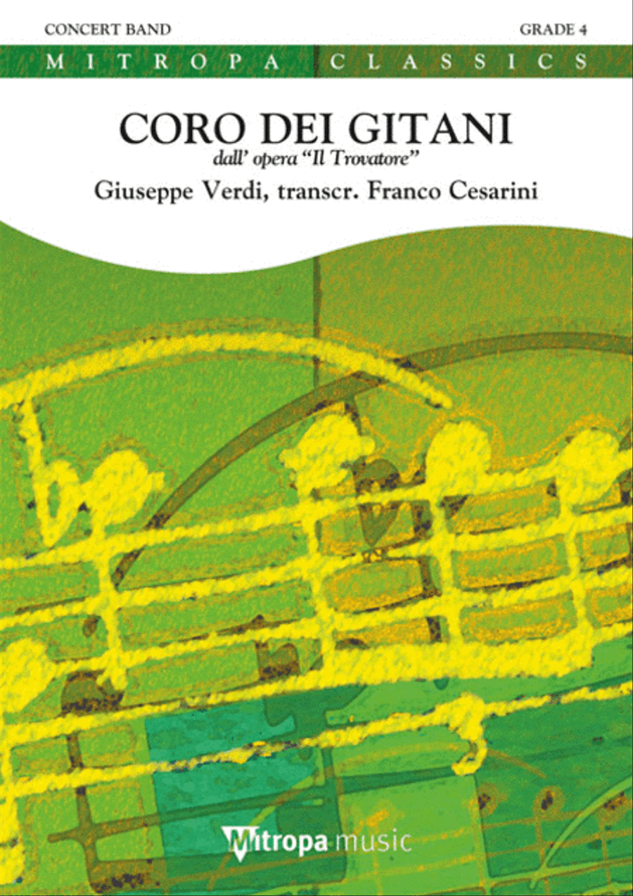 Coro dei Gitani Concert Band scores gallery preview page 1