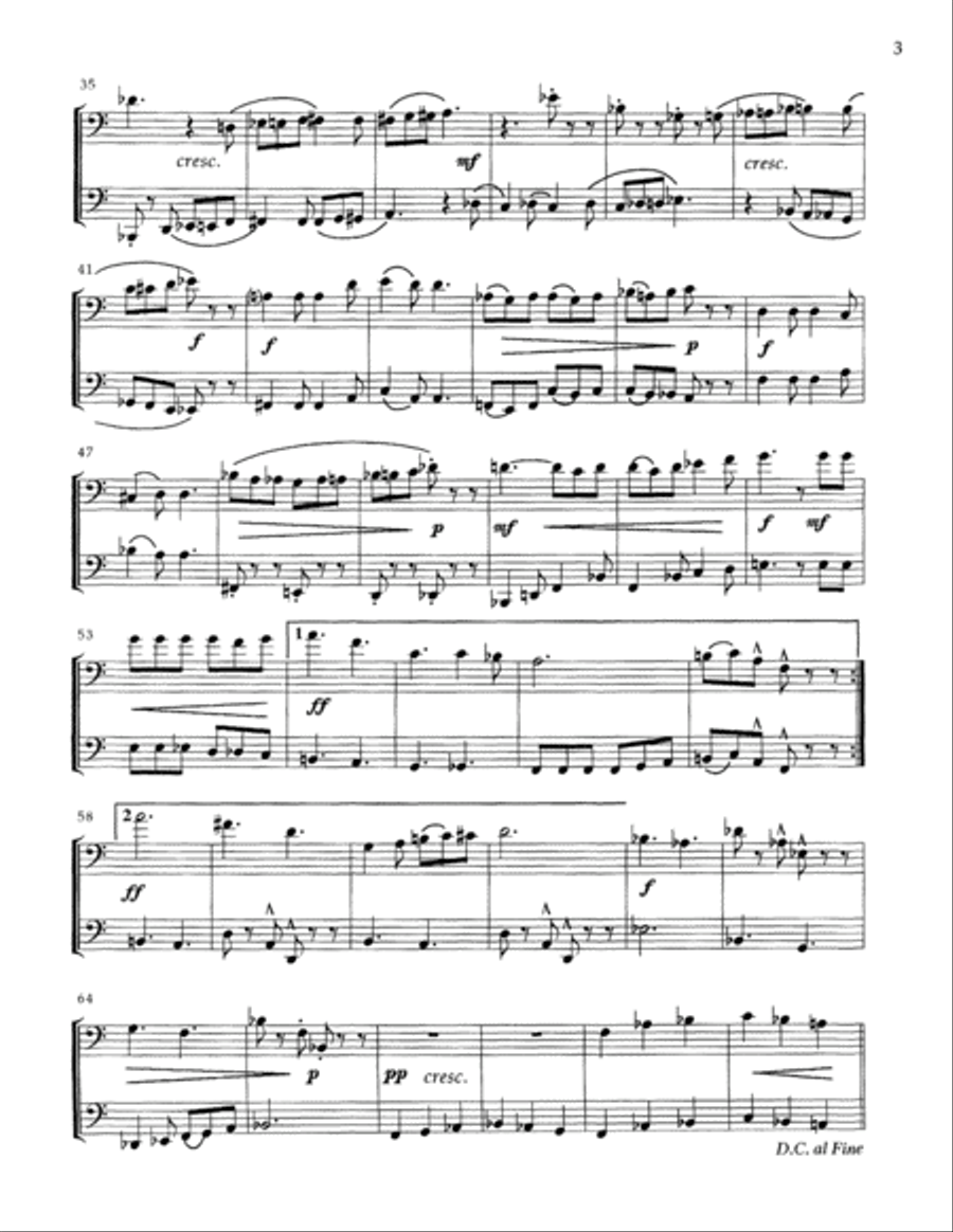 Airs and Dances Brass Duet scores gallery preview page 4
