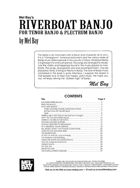 Riverboat Banjo for Tenor or Plectrum Banjo