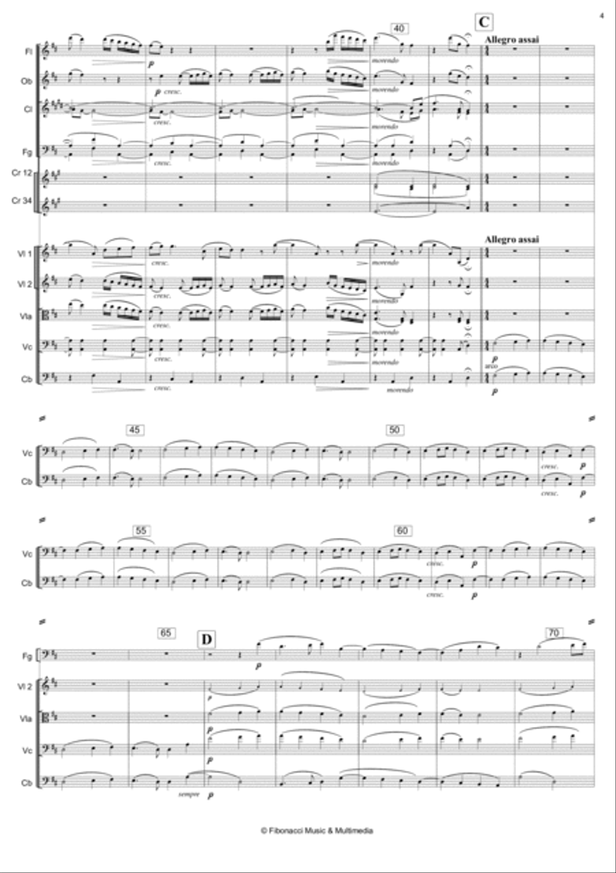 Ode an die Freude - Orchestral Score & Parts Full Orchestra scores gallery preview page 4