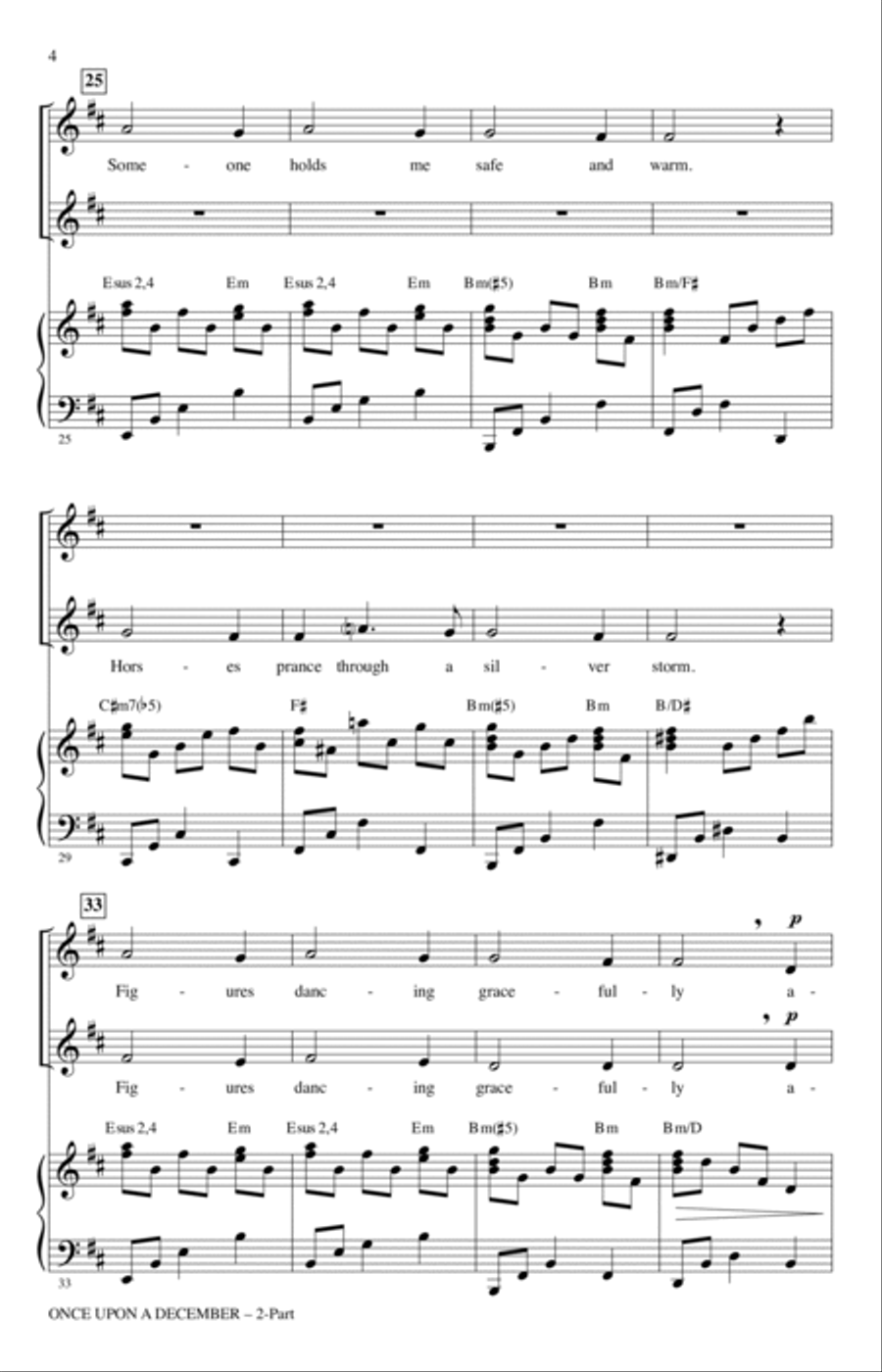 Once Upon A December (from Anastasia) (arr. Audrey Snyder) 2-Part scores gallery preview page 3