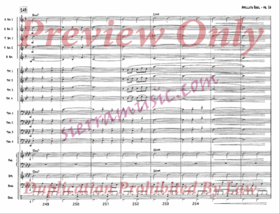 Apollo's Reel Jazz Ensemble scores gallery preview page 27