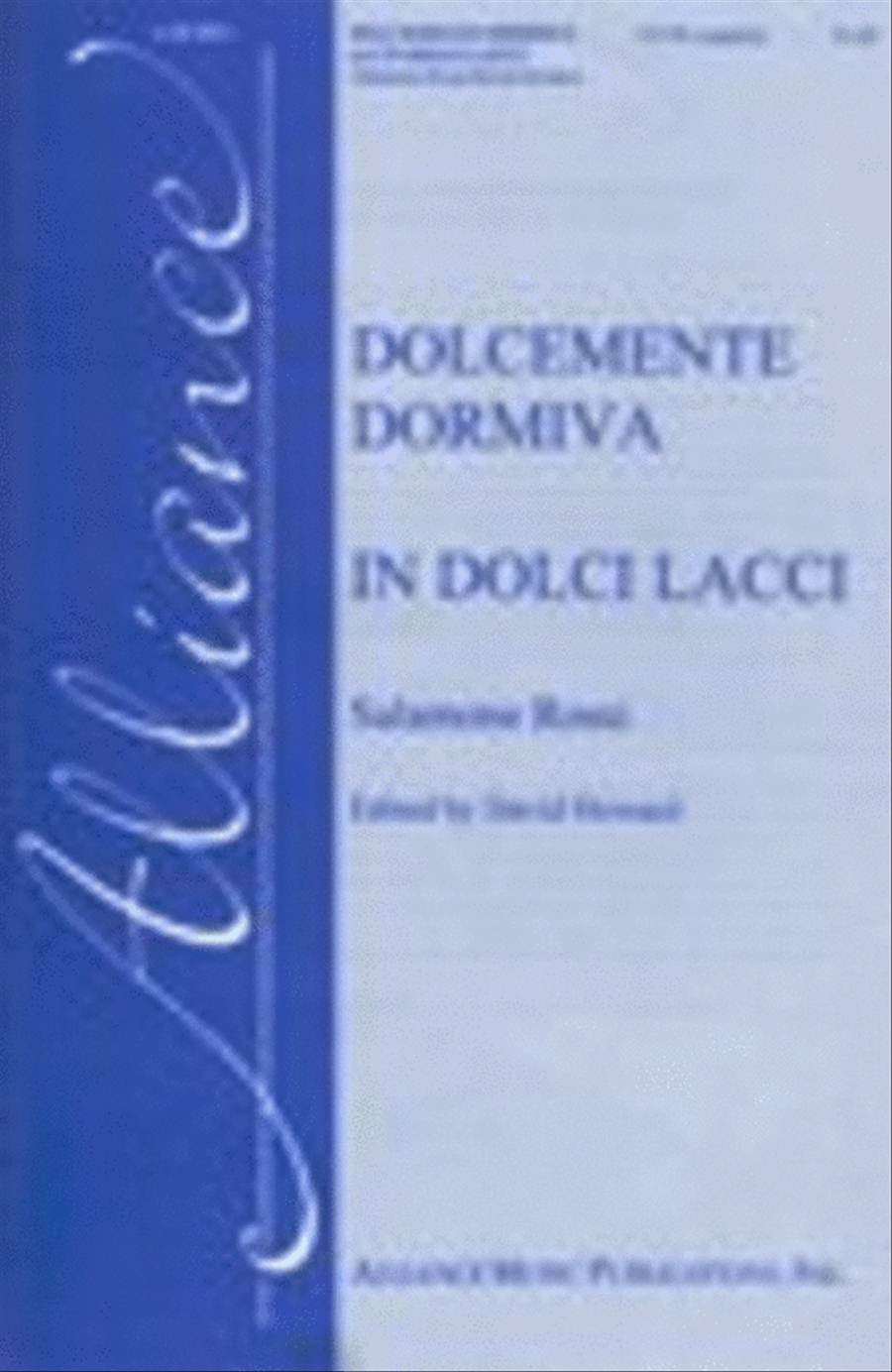 Dolcemente Dormiva and In Dolci Lacci 4-Part scores gallery preview page 1